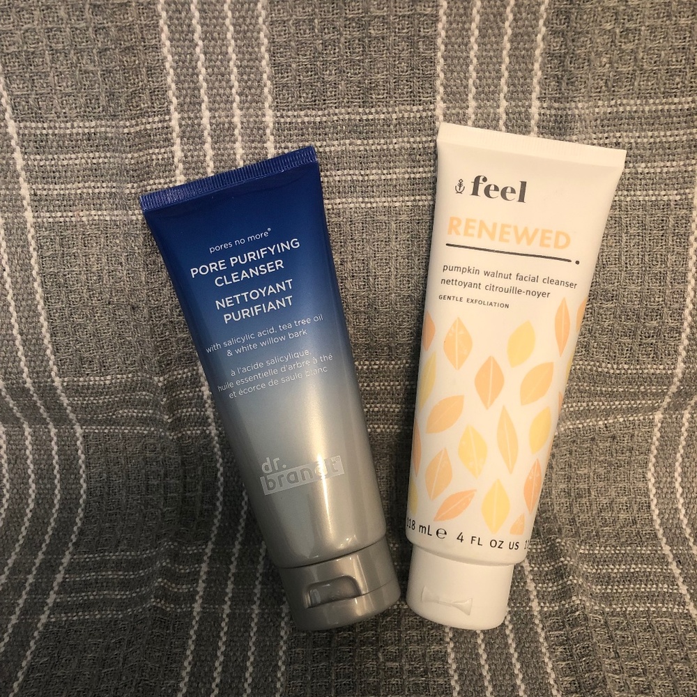 Pores No More Pore Purifying Cleanser & Feel Beauty Facial Cleanser